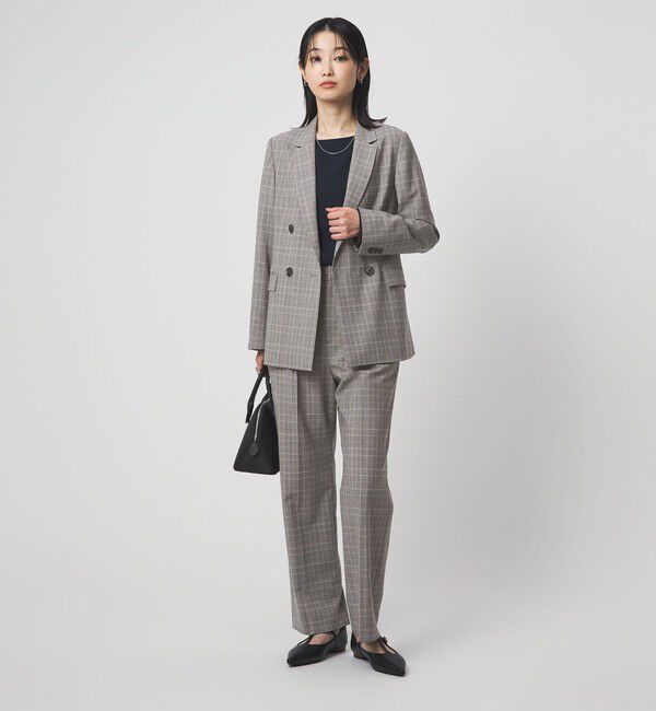 UNITED ARROWS green label relaxing「［size SHORT/TALLあり］カチリラ ストレート パンツ ウォッシャブル ストレッチ」|スラックス|