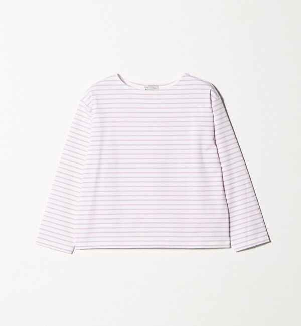 UNITED ARROWS green label relaxing「ボーダー ロングスリーブ カットソー」|Tシャツ・カットソー|PINK