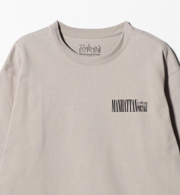 UNITED ARROWS green label relaxing「【別注】＜Manhattan Portage＞プリント 長袖 Tシャツ」|Tシャツ・カットソー|