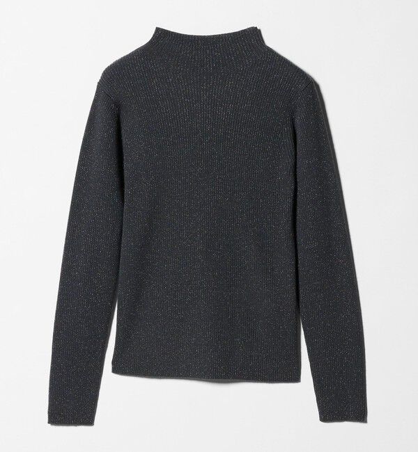 UNITED ARROWS green label relaxing「ラメ リブ ボトルネック ニット プルオーバー 2  ウォッシャブル」|ニット・セーター|