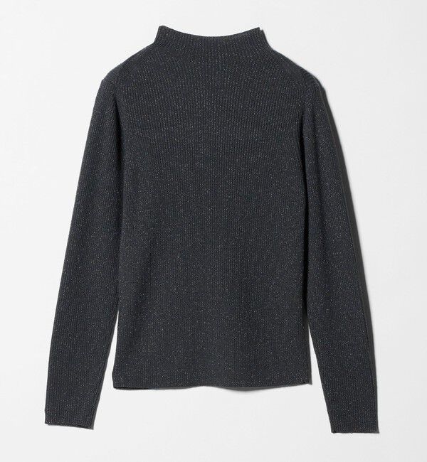 UNITED ARROWS green label relaxing「ラメ リブ ボトルネック ニット プルオーバー 2  ウォッシャブル」|ニット・セーター|