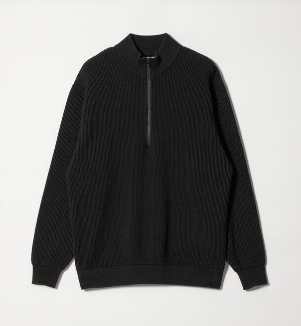 STEVEN ALAN「＜Steven Alan＞ T/C 9G アゼ ハーフジップ ドライバーズ ニット」|ニット・セーター|
