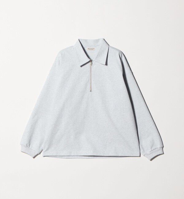 BEAUTY&YOUTH UNITED ARROWS「 DENCE コットン ジップ ポロ」|Tシャツ・カットソー|LT.GRAY