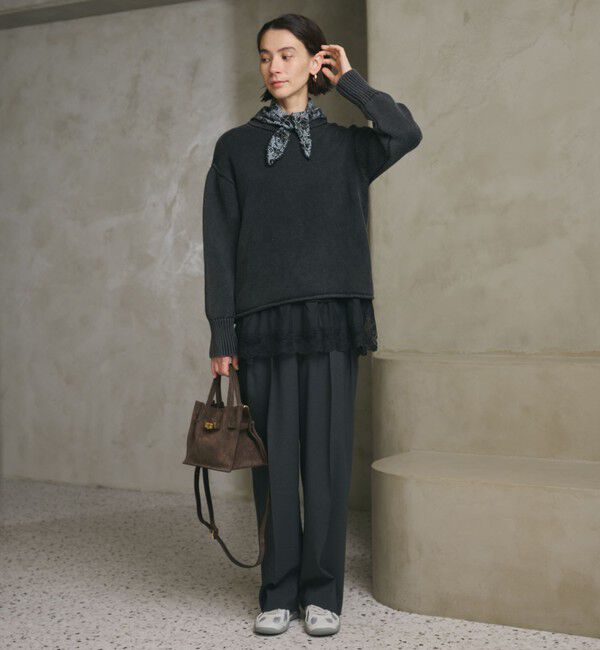 BEAUTY&YOUTH UNITED ARROWS「フェード クルーネックニットプルオーバー」|ニット・セーター|