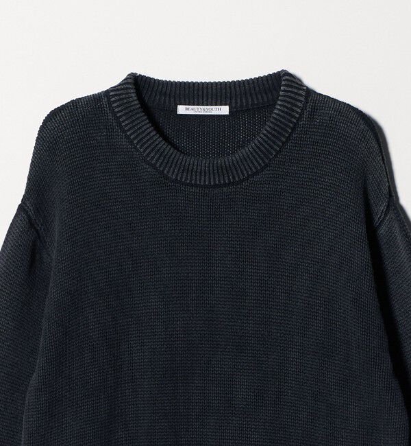 BEAUTY&YOUTH UNITED ARROWS「フェード クルーネックニットプルオーバー」|ニット・セーター|