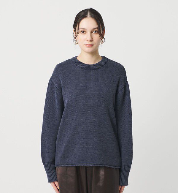 BEAUTY&YOUTH UNITED ARROWS「フェード クルーネックニットプルオーバー」|ニット・セーター|