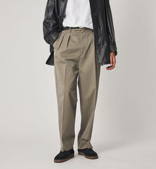 STEVEN ALAN「＜Steven Alan＞ ウエポン ニドム イン ツープリーツ ドレス トラウザーズ」|スラックス|