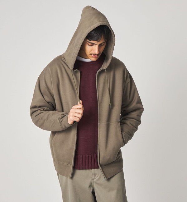 STEVEN ALAN「＜Steven Alan＞ ウラケ ジップ フーデイー」|パーカー|