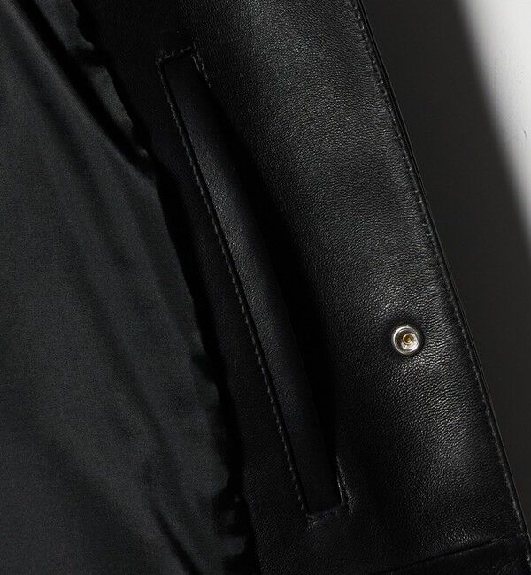 BEAUTY&YOUTH UNITED ARROWS「セミベジタブル レザー トラッカー ジャケット」|その他|