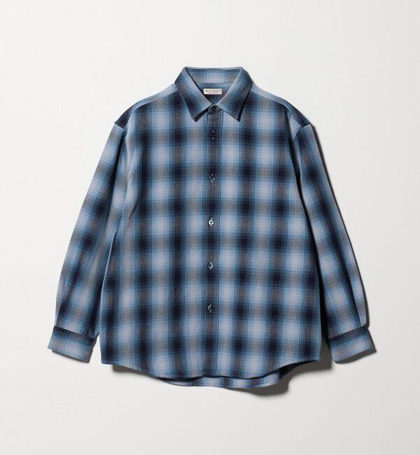 BEAUTY&YOUTH UNITED ARROWS「ドライ ネル オンブレ レギュラーカラー シャツ GRANDE型」|シャツ・ブラウス|