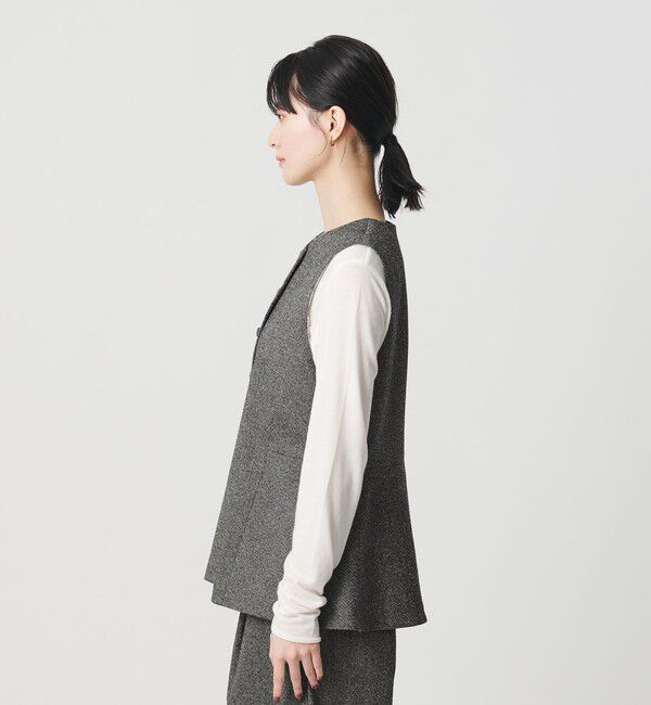 BEAUTY&YOUTH UNITED ARROWS「ツイードライク バックペプラム ベスト」|ベスト・ジレ|