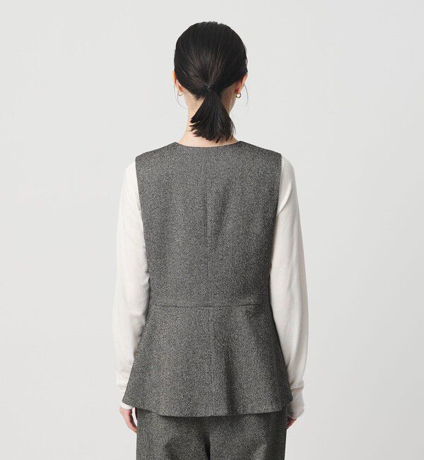 BEAUTY&YOUTH UNITED ARROWS「ツイードライク バックペプラム ベスト」|ベスト・ジレ|