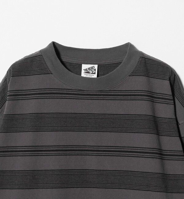 BEAUTY&YOUTH UNITED ARROWS「12oz ヘビーウェイト ボーダー クルーネック カットソー」|Tシャツ・カットソー|