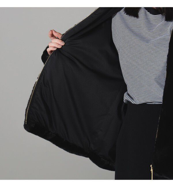 Demi-Luxe BEAMS 「TATRAS / BARBRA ボア ブルゾン」|ブルゾン・スタジャン|