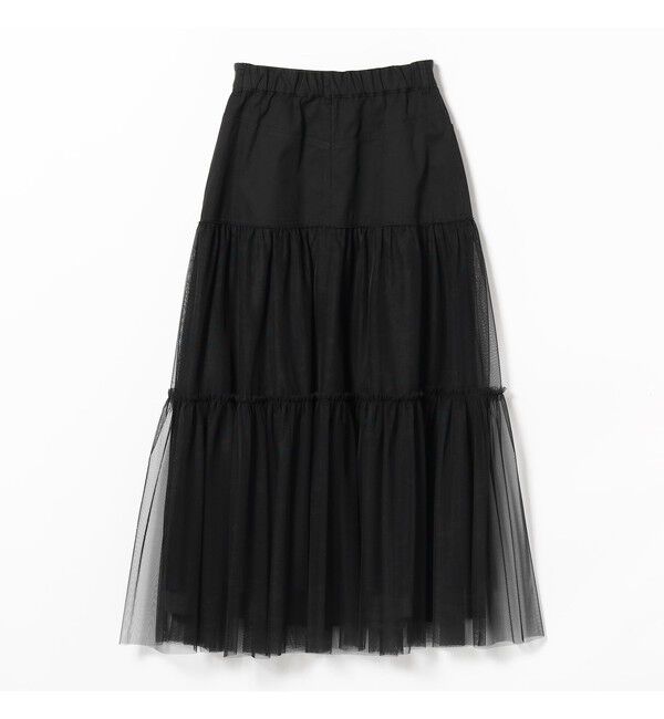 Ray BEAMS 「チュール キリカエ ティアード スカート」|スカート|