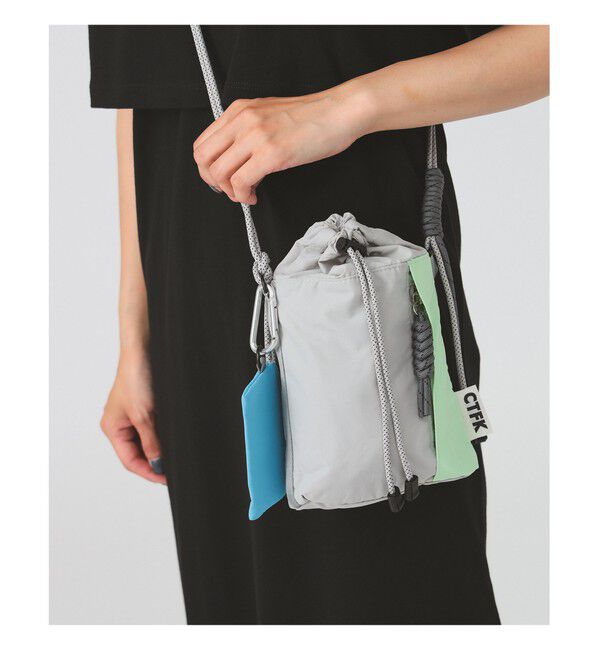 Ray BEAMS 「CTRL FREAK / ナイロン ハンディ ショルダー」|ショルダー・メッセンジャー|GREY