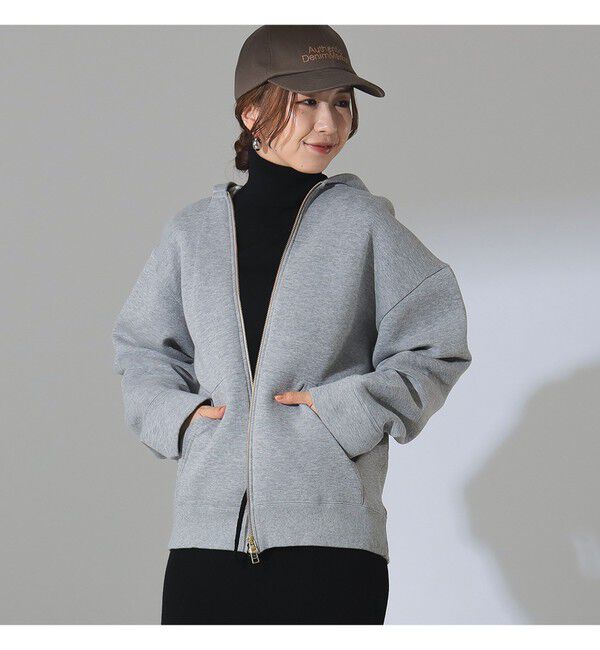 Demi-Luxe BEAMS 「ダンボール ジップ パーカー」|Tシャツ・カットソー|