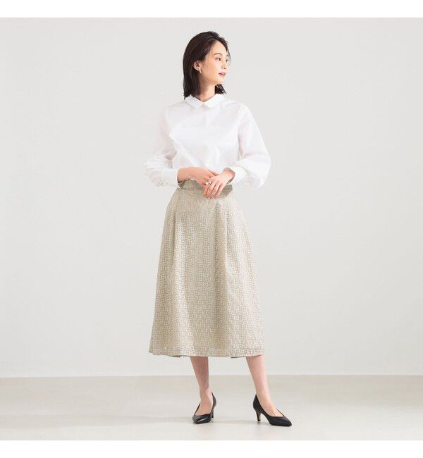 Demi-Luxe BEAMS 「グログラン カラー ブラウス」|シャツ・ブラウス|