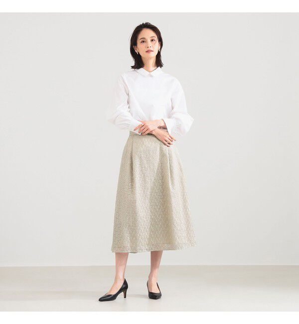 Demi-Luxe BEAMS 「グログラン カラー ブラウス」|シャツ・ブラウス|