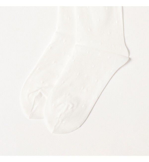 Demi-Luxe BEAMS 「ドット シアー ソックス」|その他|