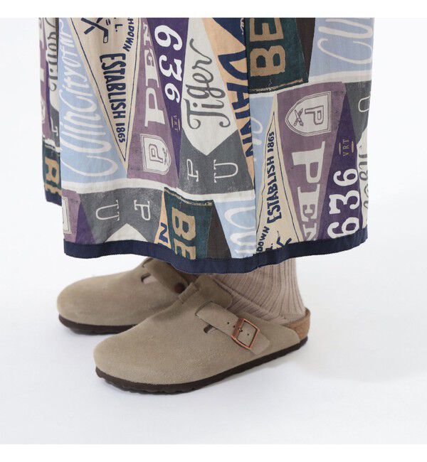 BEAMSBOY「ペナント プリント スカート」|スカート|