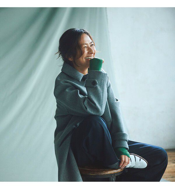 Demi-Luxe BEAMS 「AK+1 / ボンディング コート」|ダッフルコート|