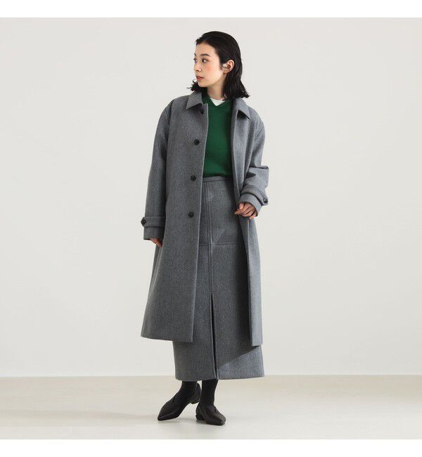 Demi-Luxe BEAMS 「AK+1 / ボンディング コート」|ダッフルコート|