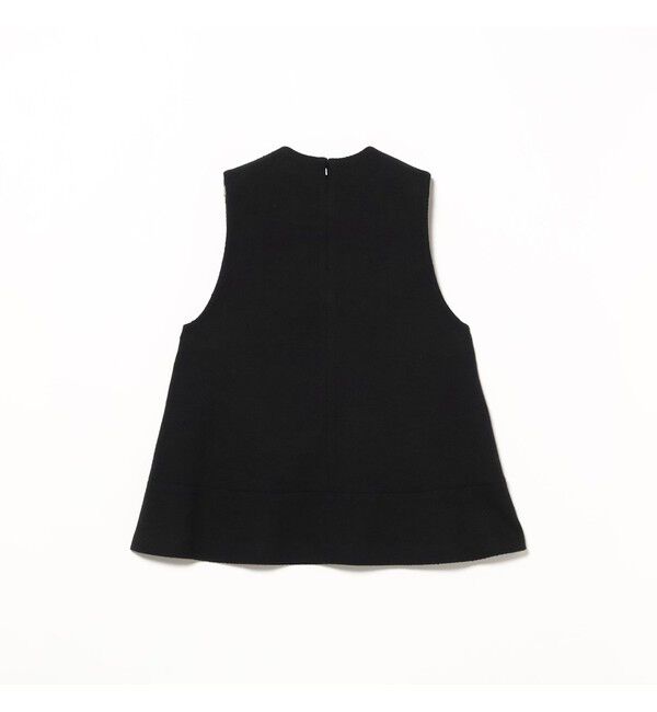 Demi-Luxe BEAMS 「ツイード フレア Vネック ジレ＊」|シャツ・ブラウス|