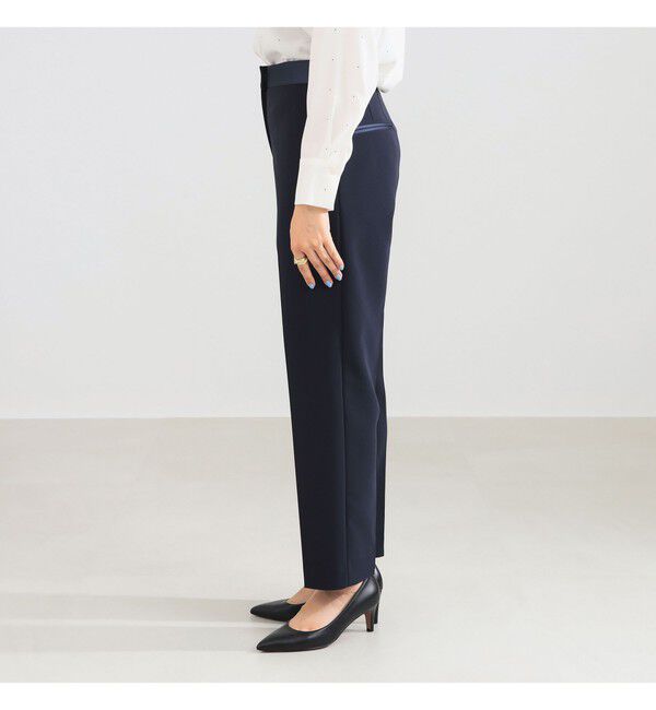 Demi-Luxe BEAMS 「ストレート クリース パンツ」|チノ|