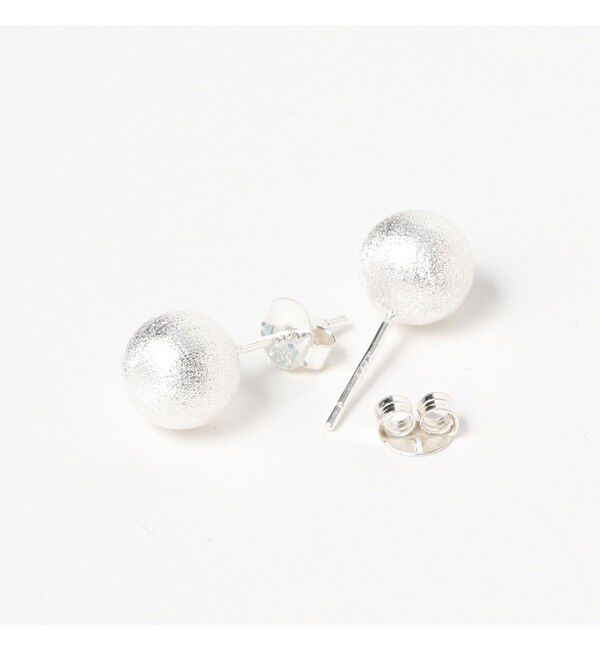 Demi-Luxe BEAMS 「シルバー マット ボール ピアス」|その他|