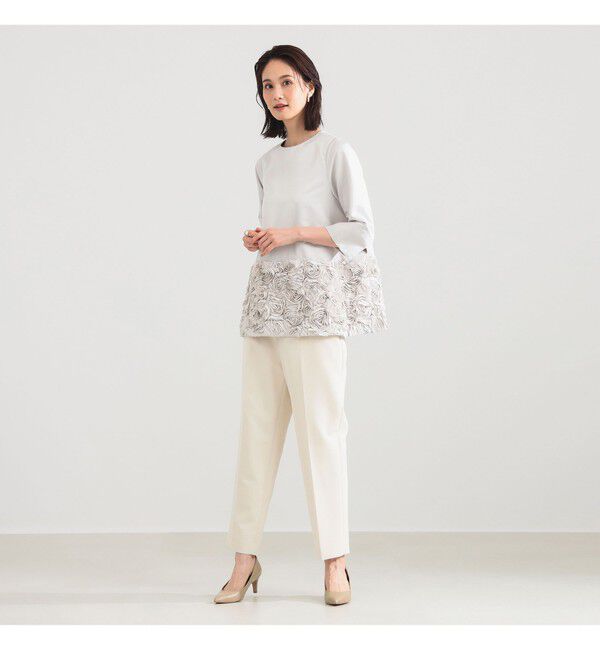 Demi-Luxe BEAMS 「フラワー チュニック ブラウス＊」|シャツ・ブラウス|