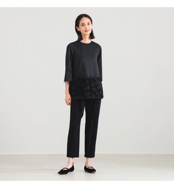 Demi-Luxe BEAMS 「フラワー チュニック ブラウス＊」|シャツ・ブラウス|