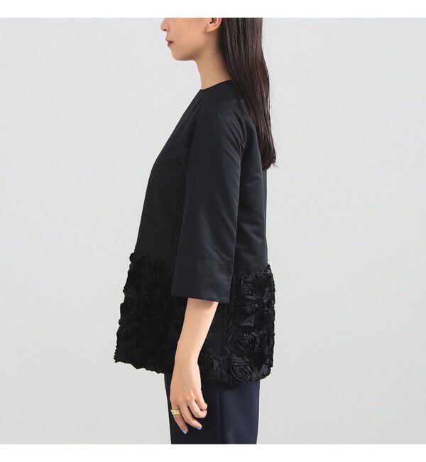 Demi-Luxe BEAMS 「フラワー チュニック ブラウス＊」|シャツ・ブラウス|