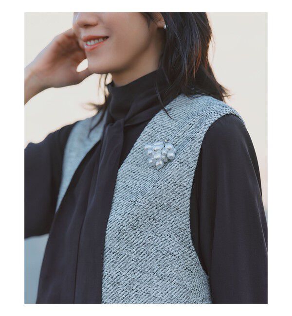 Demi-Luxe BEAMS 「ロングボウタイ ブラウス」|シャツ・ブラウス|