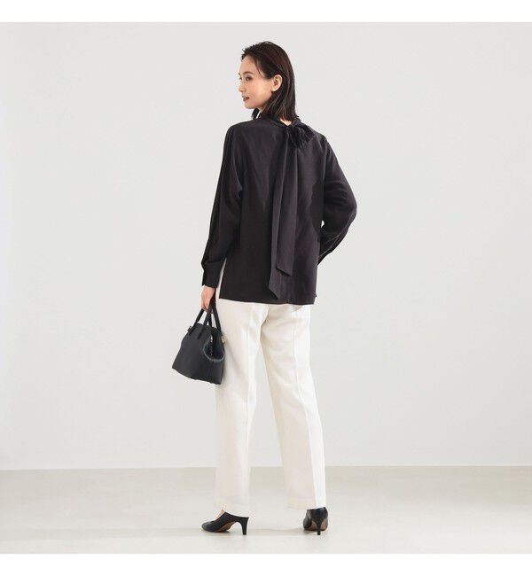 Demi-Luxe BEAMS 「ロングボウタイ ブラウス」|シャツ・ブラウス|