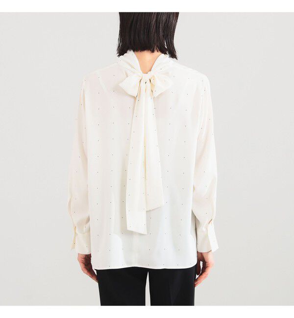 Demi-Luxe BEAMS 「ロングボウタイ ブラウス」|シャツ・ブラウス|