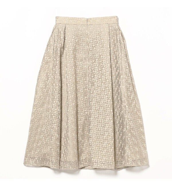 Demi-Luxe BEAMS 「オーガンジー エンブロイダリー フレアースカート」|スカート|