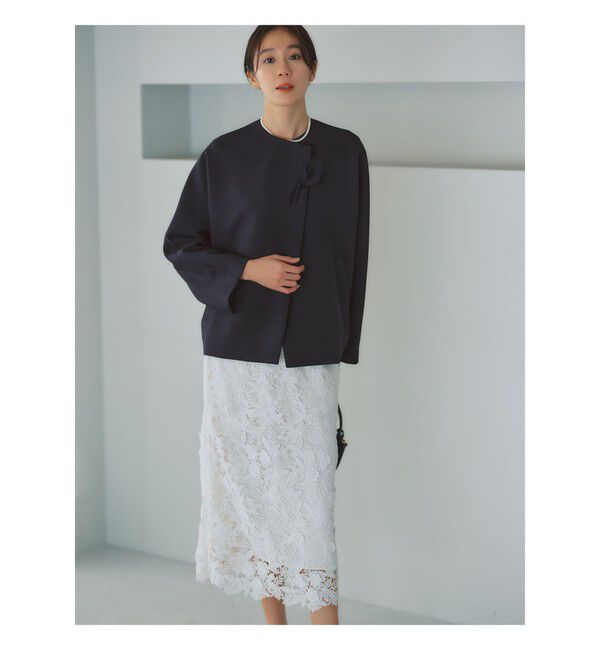 Demi-Luxe BEAMS 「カラー リリーハーフ コート＊」|ダッフルコート|