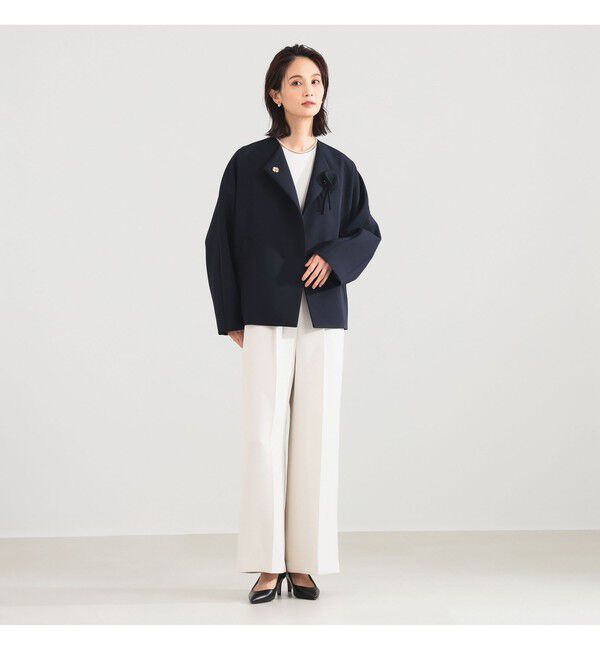 Demi-Luxe BEAMS 「カラー リリーハーフ コート＊」|ダッフルコート|