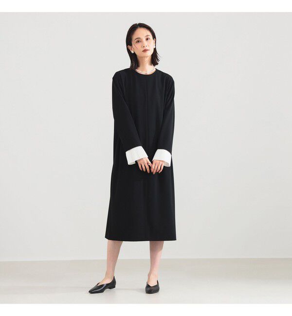 Demi-Luxe BEAMS 「プリーツカフス ワンピース＊」|ワンピース|