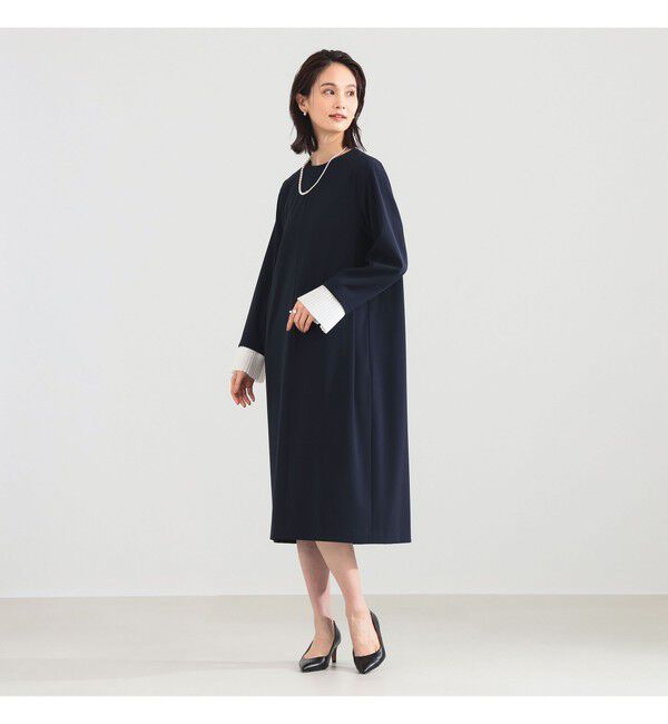 Demi-Luxe BEAMS 「プリーツカフス ワンピース＊」|ワンピース|
