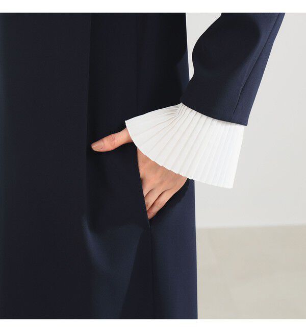 Demi-Luxe BEAMS 「プリーツカフス ワンピース＊」|ワンピース|