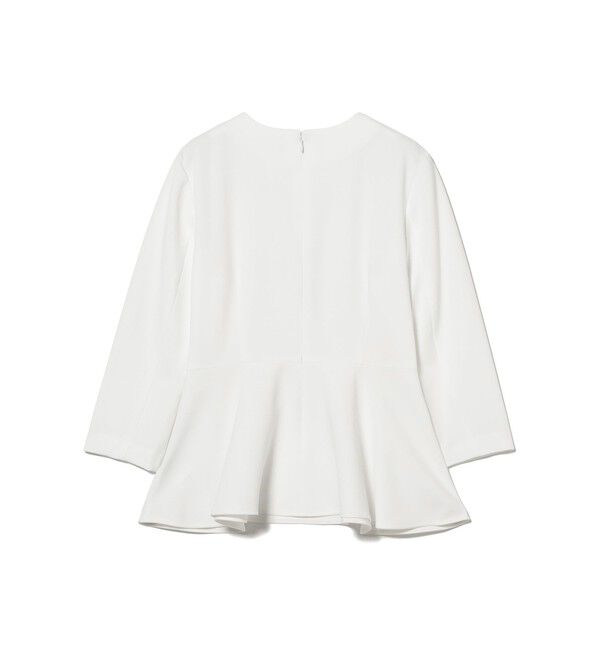 Demi-Luxe BEAMS 「トリアセ ペプラム ブラウス＊」|シャツ・ブラウス|