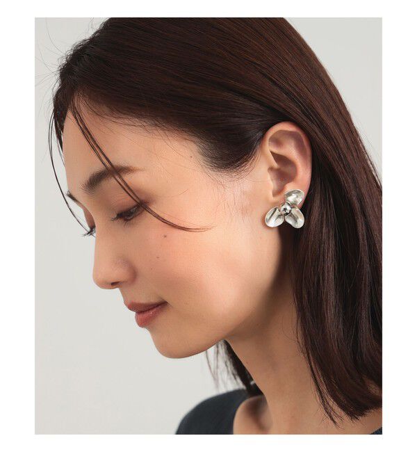 Demi-Luxe BEAMS 「フラワー イヤリング」|その他|SILVER