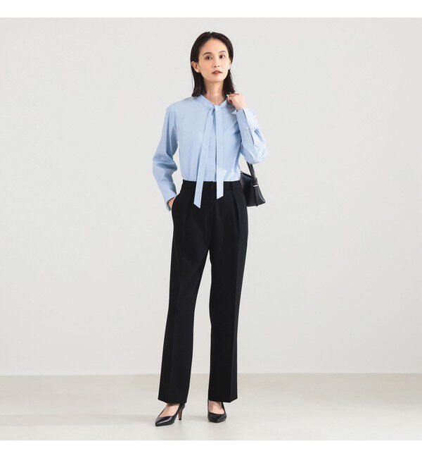 Demi-Luxe BEAMS 「コットン リボンタイ シャツ」|シャツ・ブラウス|