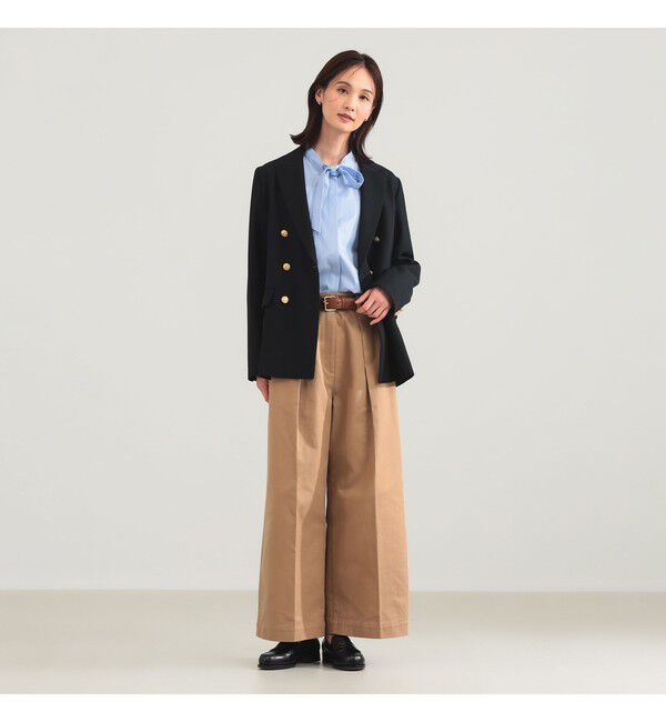 Demi-Luxe BEAMS 「コットン リボンタイ シャツ」|シャツ・ブラウス|