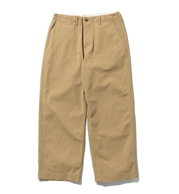 BEAMS PLUS「BEAMS PLUS / ウエストポイントクロス ミリタリー トラウザーズ」|その他|KHAKI