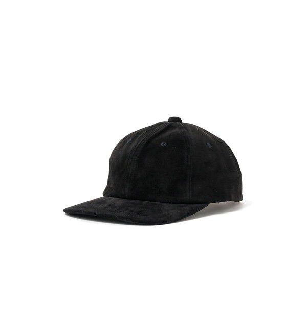 BEAMS PLUS「BEAMS PLUS / 6 Panel Suede」|ハット|BLACK