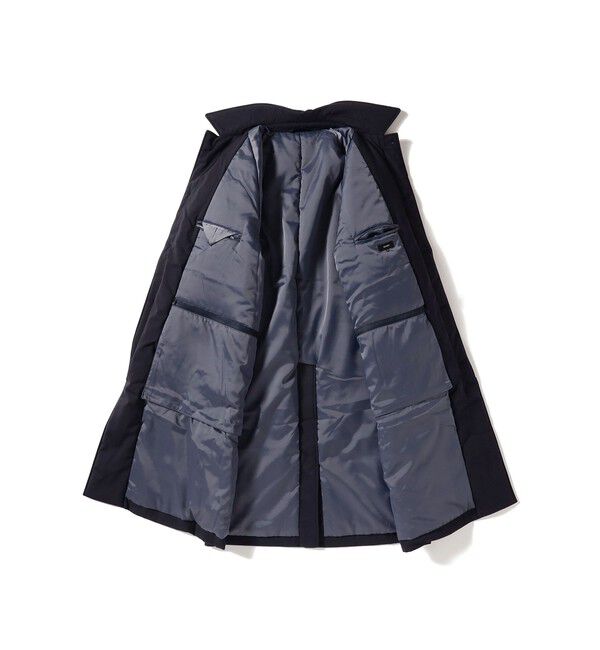 BEAMS「ワイドフィット 中綿ステンカラーコート」|ダッフルコート|