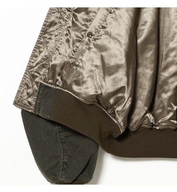 BEAMS「リバーシブル フェード ボンバー ジャケット」|ブルゾン・スタジャン|